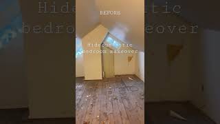 BEFORE Attic bedroom makeover🛠️ [upl. by Bradford]