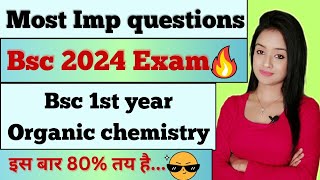 bsc 1st year organic chemistry most important questions for bsc 2024 exam notes pdf knowledge adda [upl. by Ayo103]