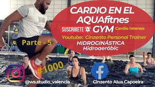 CARDIO EN EL AGUA  AQUAFITNESS AQUAGYM E HIDROGINÁSTICA  Parte 5 CINZENTO PERSONAL TRAINER [upl. by Mcleroy]