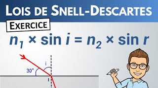 Utiliser les lois de SNELLDESCARTES ✏️ Exercice  Seconde  PhysiqueChimie [upl. by Ennairrek]