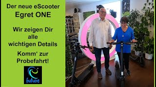 💥 NEU NEU NEU EGRET ONE der eScooter mit herausnehmbarem Akku Schau´ Dir alle Details an [upl. by Netsirhc91]