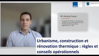 Urbanisme construction et rénovation thermique  règles et conseils opérationnels [upl. by Ruomyes]