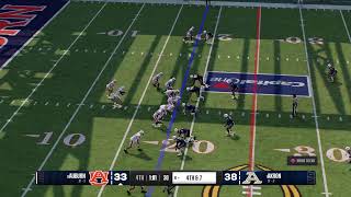 Auburn vs Akron Game 14 College Football Playoff 2049 [upl. by Porett995]