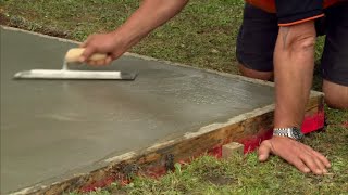 How to Lay a Concrete Pad  Mitre 10 Easy As DIY [upl. by Itnaihc]