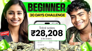 Beginner tried 30 Days Indian Dropshipping for first Time [upl. by Abrahan286]