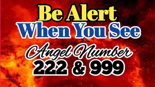 🔴Be Alert When you see Angel Number 222 and 999 Dhyan dijiye jab ye number Dikhey [upl. by Oiramej404]