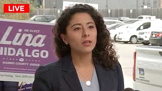 Lina Hidalgo speaks after winning reelection bid for Harris County judge [upl. by Schou721]