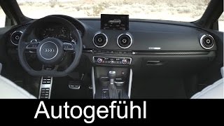 Allnew 2016 Audi RS3 Sportback interior  Autogefühl [upl. by Schubert681]