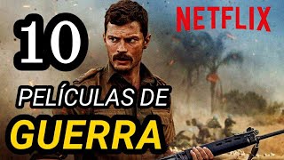 Top 10 Mejores Peliculas de GUERRA en Netflix [upl. by Roman438]