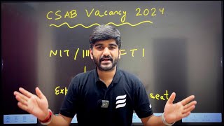 CSAB Vacant Seats 2024 Latest Update✅  CSAB Counselling 2024  CSAB Seat Matrix 2024 csab [upl. by Kama]