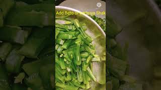 Beto Shak or Bathua Shak RecipeKitchen Recipes DiaryEasy Recipeshorts [upl. by Niwhsa]