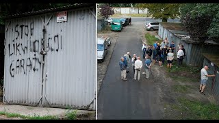 100 garaży zniknie z Pogodna w Szczecinie Mieszkańcy są oburzeni  INTERWENCJA wSzczeciniepl [upl. by Ecined]