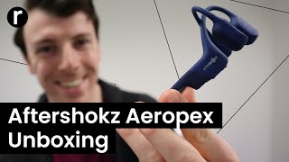 Aftershokz Aeropex Headphones Unboxing and First Look  Recombu [upl. by Mcadams385]