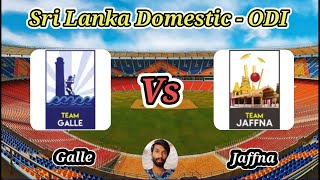 Galle vs Jaffna  Match 17  National Super League Limited Over Tournament 2024 [upl. by Corney144]