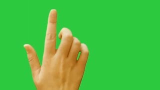 Green screen hand gesture click [upl. by Atwater]