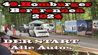 49 Bergrennen Homburg 2024 Alle Autos am Start HillclimpKWBergcupBestSoundAction [upl. by Allis]