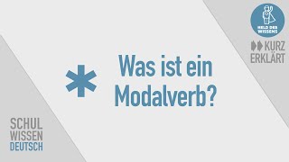 Modalverb erkennen können  Grammatik Deutsch einfach erklärt  Schulwissen Deutsch [upl. by Idonah]