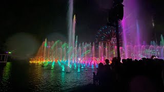 World of Color Nighttime show in Disneyland [upl. by Nimra]