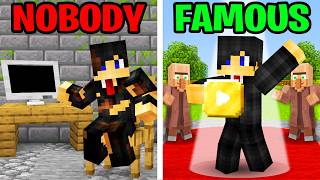 Minecraft but From NOBODY to FAMOUS… [upl. by Leah]