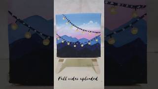 DIY mini Easel ❣️ How to make easel at home  shorts youtubeshorts ytshorts diy asthetic [upl. by Liagibba645]