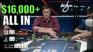 SET In 16000 ALL IN Pot vs FriendMentor Vegas Matt Jams And I Have The Nuts Poker Vlog Ep 289 [upl. by Bessy]