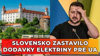 Slovensko zastavilo dodávky elektriny na Ukrajinu [upl. by Leunad]