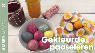 Maak je eigen gekleurde Paaseieren met super gezonde ingrediënten 9 [upl. by Uwkuhceki387]