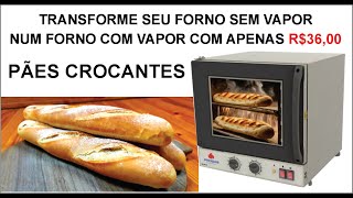 Vapor no Forno PROGÁS PRP004 G2  Como fazer com R3600  pao food [upl. by Bullen]