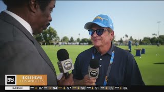 Chargers Training Camp Interview with Chargers owner Dean Spanos [upl. by Ydnarb340]