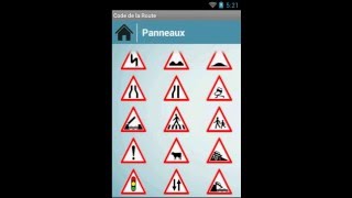 Application Android pour lapprentissage de Code de la Route [upl. by Eeruhs44]