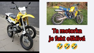 První jízda na Suzuki 125 jede fakt hezky ale je hrozně ošklivá 🤣 125 ts x [upl. by Anderea]