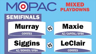 2024 MoPac Mixed Playdowns – Semifinals – Murray vs Maxie — Siggins vs LeClair [upl. by Rebor]