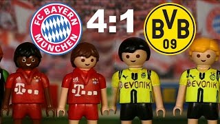 ⚽BAYERN MÜNCHEN  BORUSSIA DORTMUND 41 PLAYMOBIL Fussball Bundesliga Highlights Stop Motion deutsch [upl. by As225]