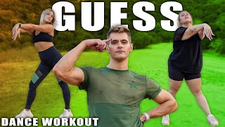 Charli xcx  Guess featuring Billie Eilish  Caleb Marshall  Follow Along Dance Workout [upl. by Nauqas]