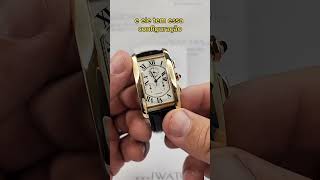 Cartier Tank Americaine Chronoflex Ouro 45x27mm Quartz Completo [upl. by Awra]