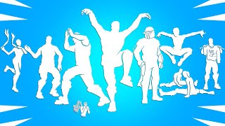 These Legendary Fortnite Dances Have Voices 50 The Crane Kick Frolic Trinitys Kick [upl. by Remmer640]