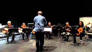 La Pastoreta  Catalan Folk Song  Eythor Thorlaksson Arr  Santa Monica Guitar Ensemble [upl. by Neirda]