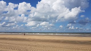 Livestream Strand Katwijk aan Zee  Strandurlaub Urlaub in Holland direkt am Meer [upl. by Wallie]