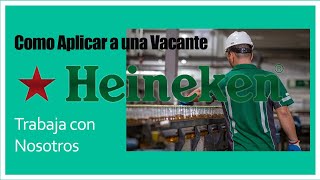 Cómo trabajar en Heineken 🍺 Aplicar a Vacantes Disponibles en tu País 🍺 Oportunidad Laboral [upl. by Ahsinned]