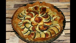 Quiche chèvre courgette [upl. by Bevan]