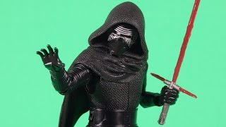 Bandai Star Wars Kylo Ren 6Inch Action Figure Model Build and Review The Force Awakens [upl. by Schroder724]