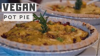 Vegan Pot Pie  Easy Vegan Snacks [upl. by Alleuqram]