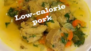 lowcalorie stewed pork recipe 🧄April 22 2024 [upl. by Kirkpatrick]