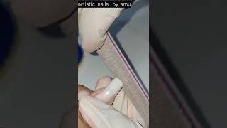 poly gel nail technique polygelnails [upl. by Beverlie581]