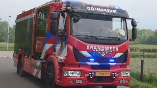 Brandweer Ootmarsum 052631 met spoed onderweg naar brand agrarisch stal in Oud Ootmarsum [upl. by Charters]