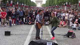 Youri Menna medley sur les Champs Elysées le 14 juillet 2016 [upl. by Mccutcheon]