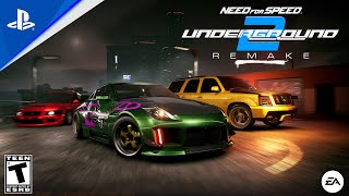 Need for Speed™ Underground 2 Remake  Gameplay [upl. by Hgalehs]