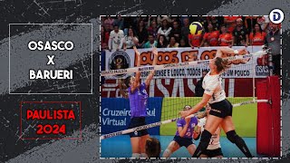 Osasco x Barueri  SEMIFINAL Jogo 2  Super Set  Melhores Momentos  Paulista de Vôlei 2024 [upl. by Purdum]