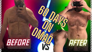 I did OMAD for 60 Days  Before and after weight loss results [upl. by Enimisaj]