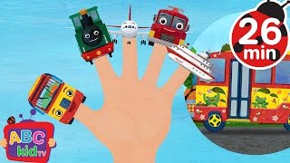 Finger Family Vehicles 2D  More Nursery Rhymes amp Kids Songs  CoCoMelon [upl. by Ahseiat]